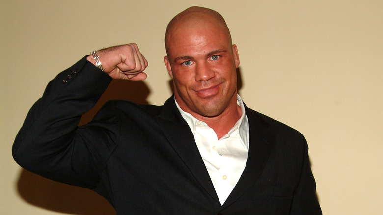 Kurt Angle during the 6th Annual T.J. Martell Foundation - Family Day, 2005