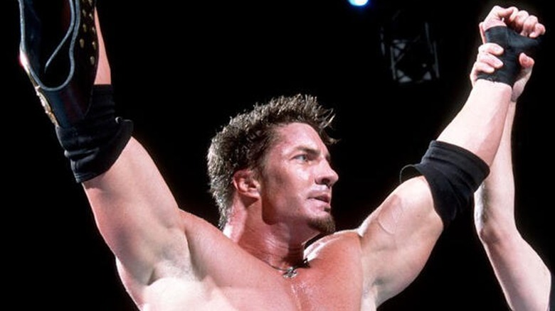 Sean O'Haire having his hand raised