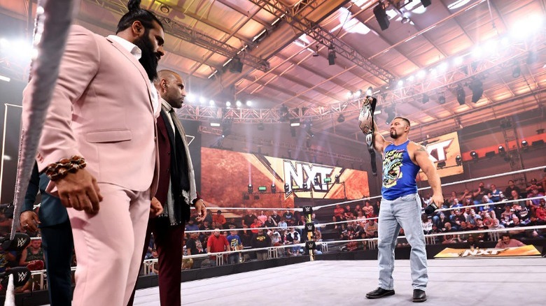 Bron Breakker Confronted By Jinder Mahal On NXT