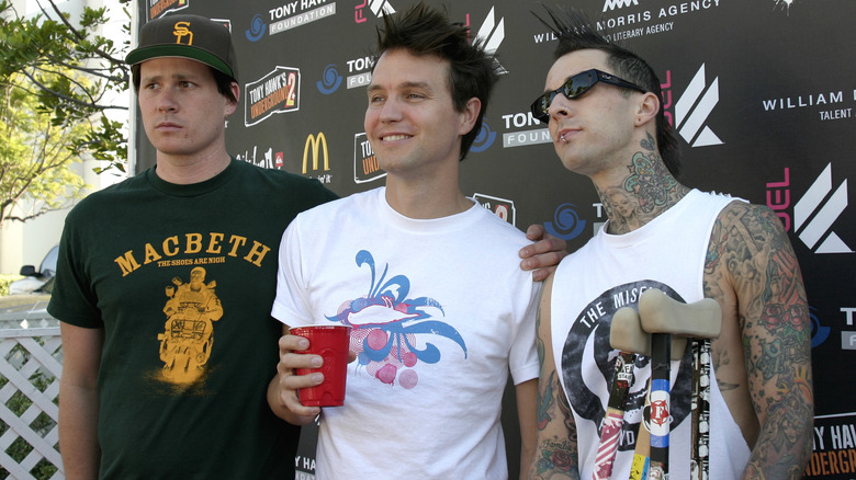 blink-182 at a Tony Hawk's Underground 2 event