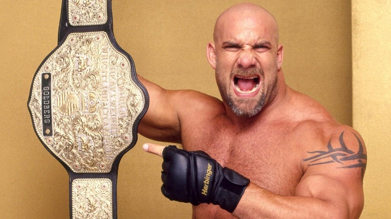 Goldberg with World Heavyweight Championship