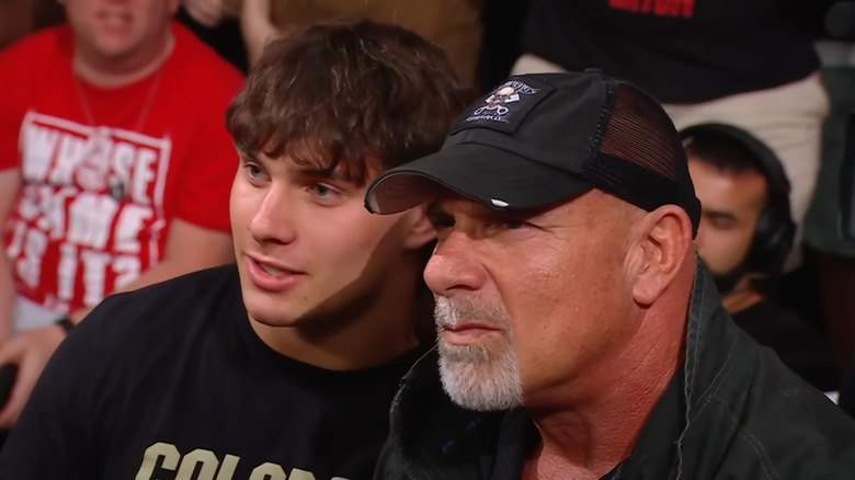 Gage and Goldberg at WWE Bad Blood