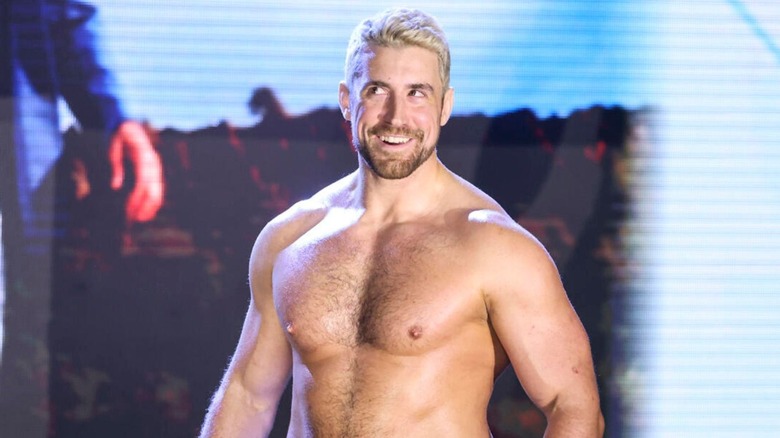 TNA Wrestling's Joe Hendry smiling 