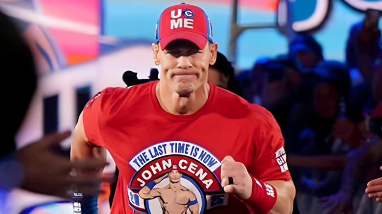 John Cena makes his entrance