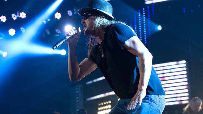 Kid Rock performs at a WWE pay-per-view