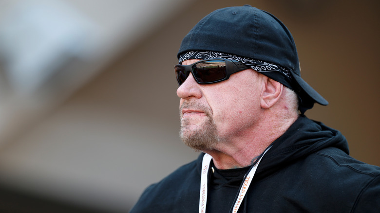 The Undertaker at a football game