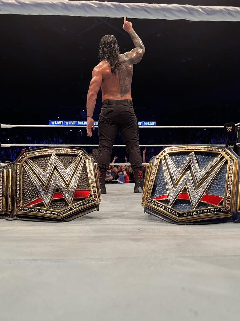 Wwe Live Event Results From Paris Roman Reigns Vs Drew Mcintyre
