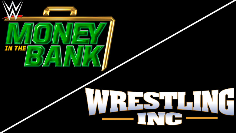 WWE Money In The Bank logo and Wrestling Inc. logo