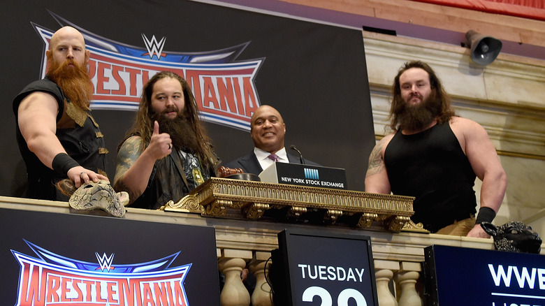 The Wyatt Family open the New York Stock Exchange