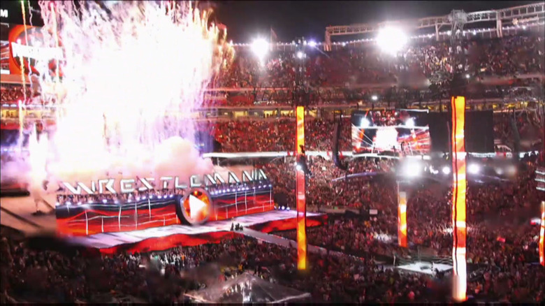 Wrestlemania 32 fireworks