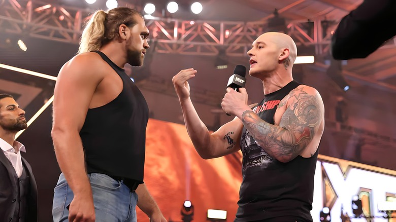 Baron Corbin talks to Von Wagner