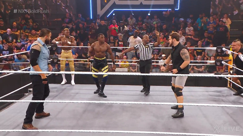 Blade, Briggs, and Walker in the ring