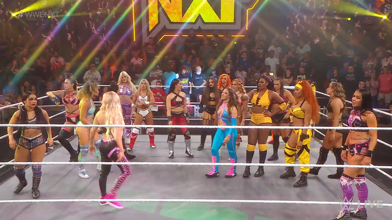 The women in the ring