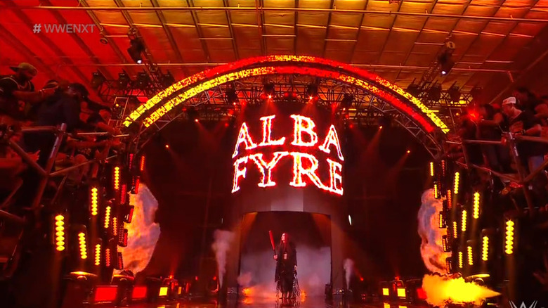 Fyre heading to the ring