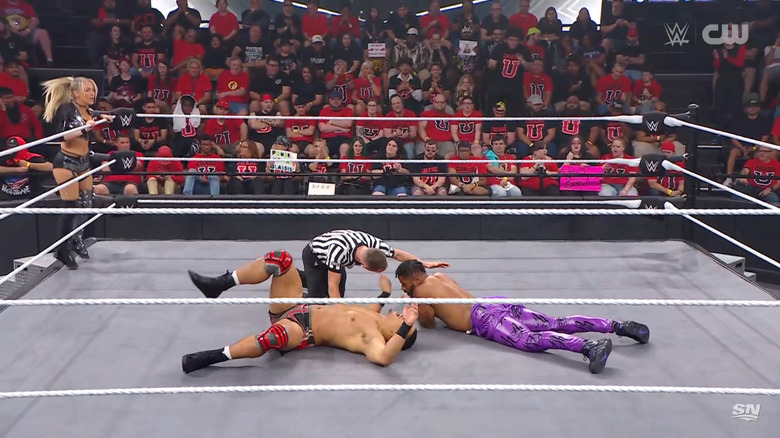 Adonis and Lennox in the ring