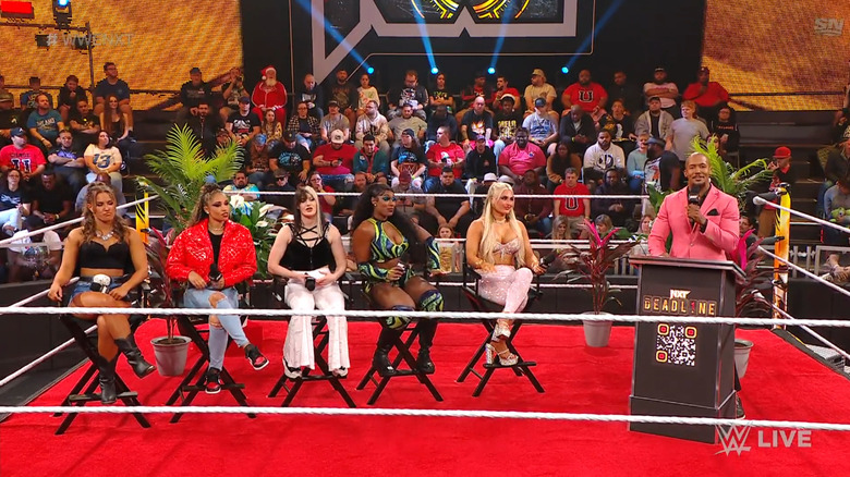 The five women in the ring