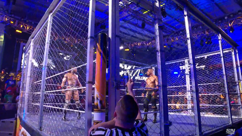 Hayes and Williams in the Steel Cage
