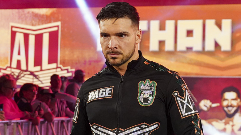 Ethan Page entrance on WWE NXT