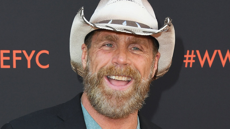 Shawn Michaels with a beard and cowboy hat