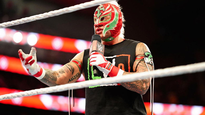 Rey Mysterio in the ring