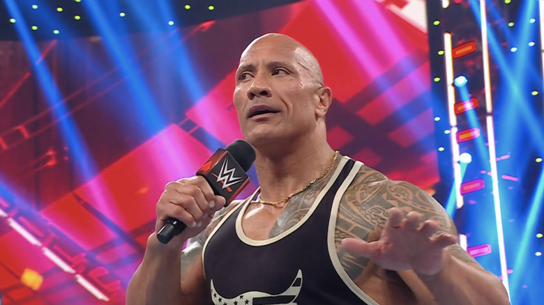 The Rock on Raw