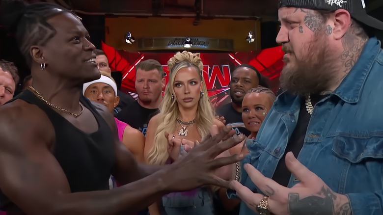 R-Truth talking to Jelly Roll