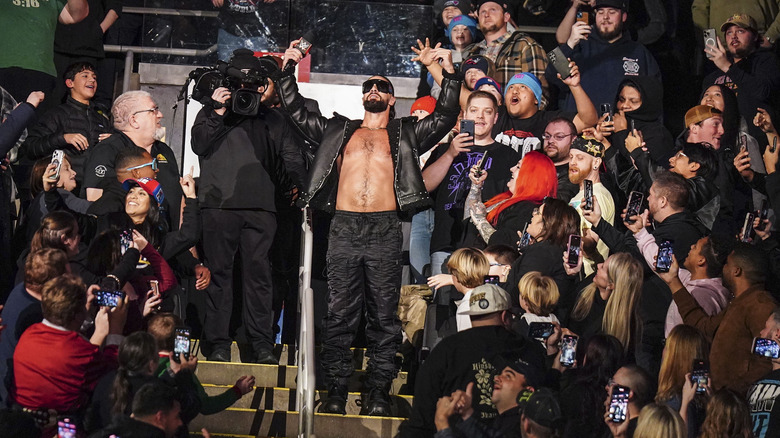 Seth Rollins in the crowd on "WWE Raw"