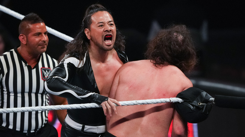 Shinsuke Nakamura snarls