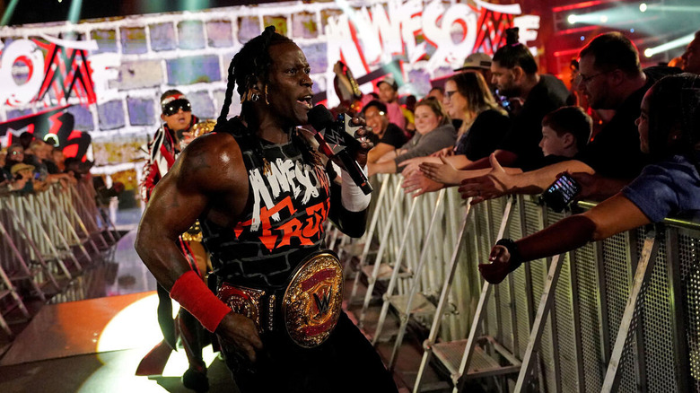 R-Truth raps himself and Miz to the ring