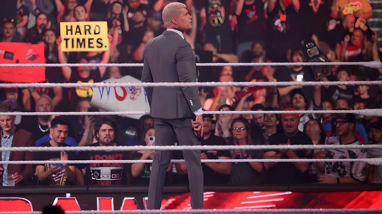 Cody Rhodes standing in the ring