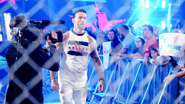 CM Punk enters Hell in a Cell