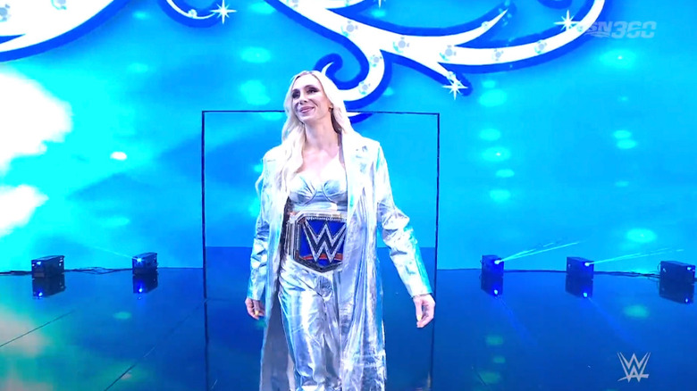 Flair heading to the ring