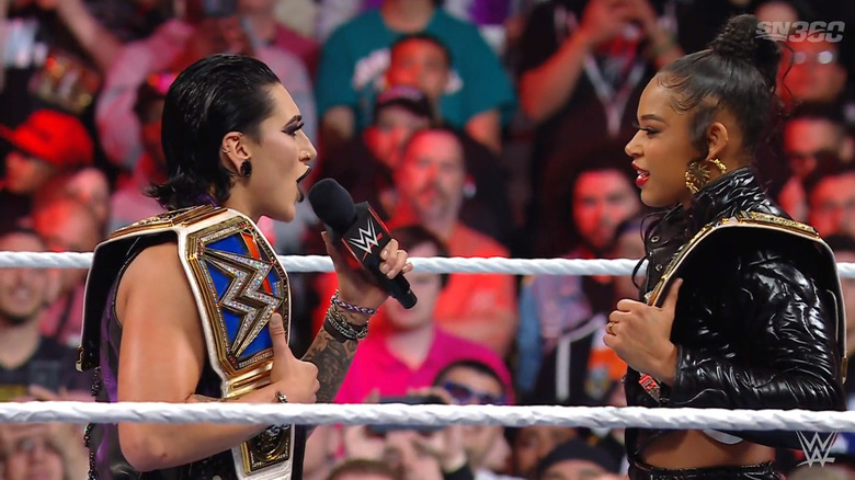 The two women in the ring