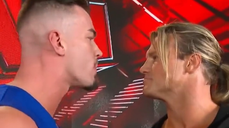 Ziggler and Theory face off