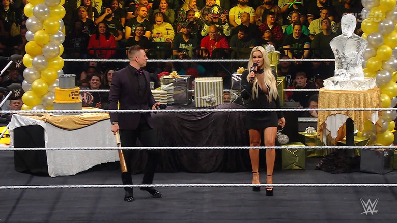 Miz and Maryse in the ring