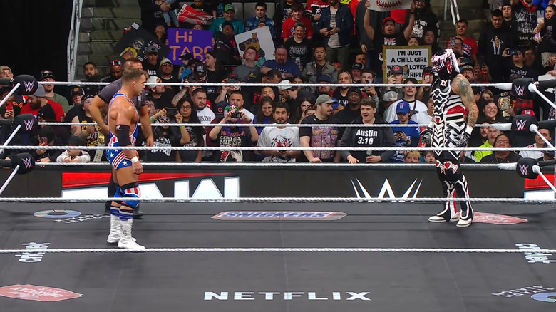 Gable and Penta in the ring