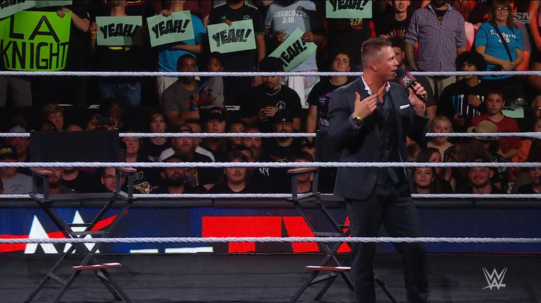 Miz and "Cena" in the ring