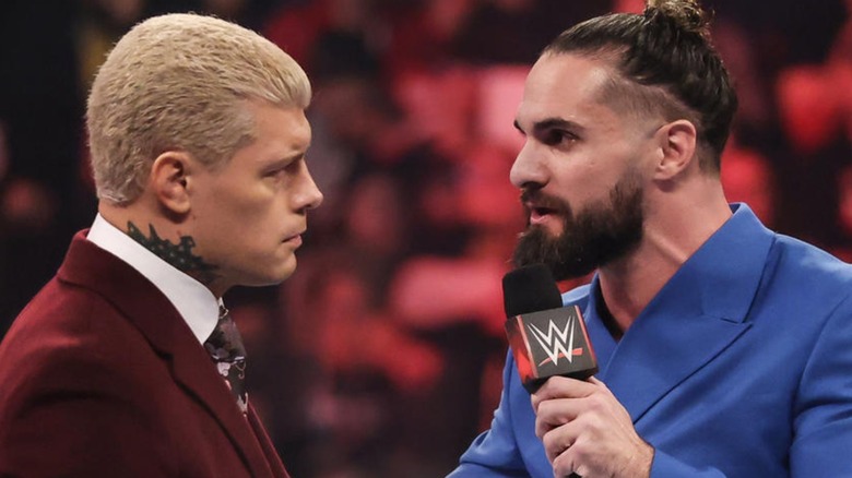 Cody Rhodes and Seth Rollins cut promos