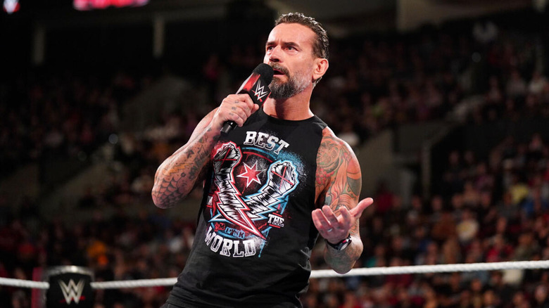 CM Punk talking on WWE Raw