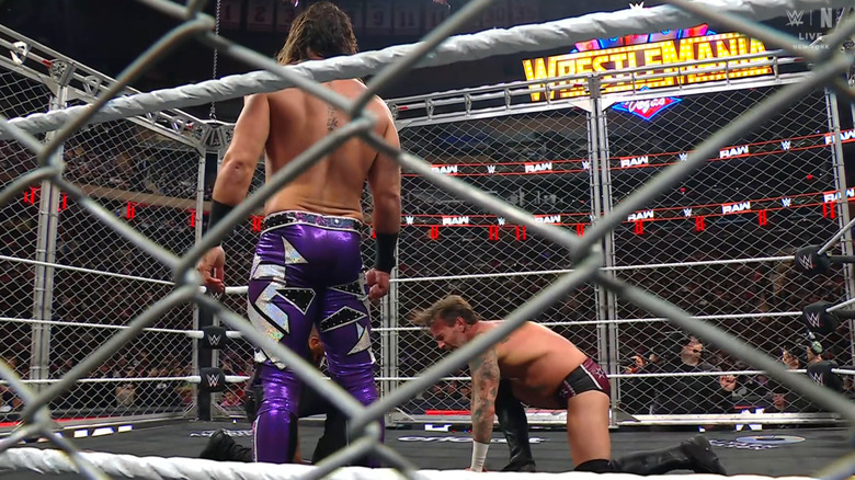 Rollins and Punk inside the Steel Cage