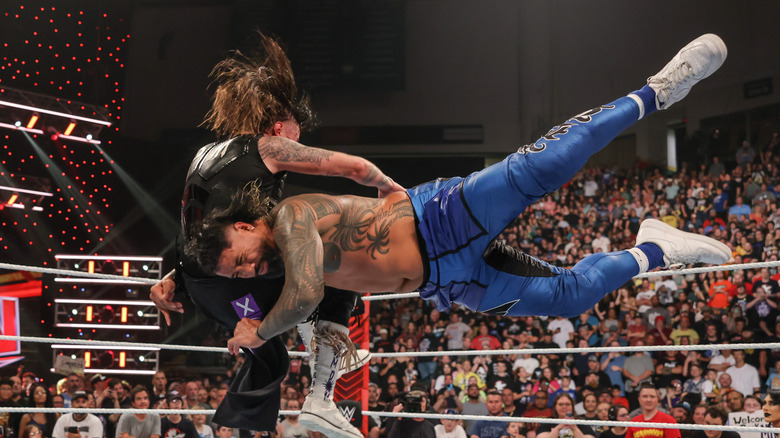 Jey Uso spears Dominik Mysterio