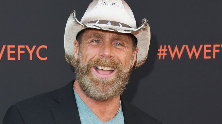 Shawn Michaels smiling