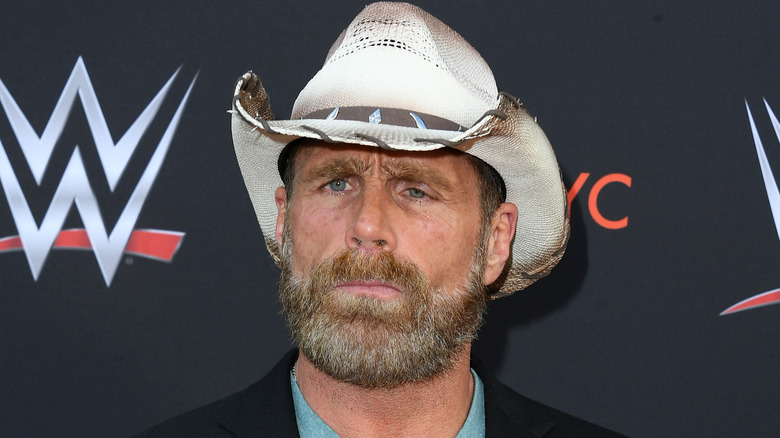 Shawn Michaels looking a little peeved