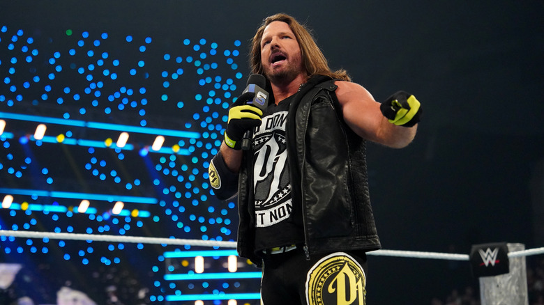 AJ Styles talking