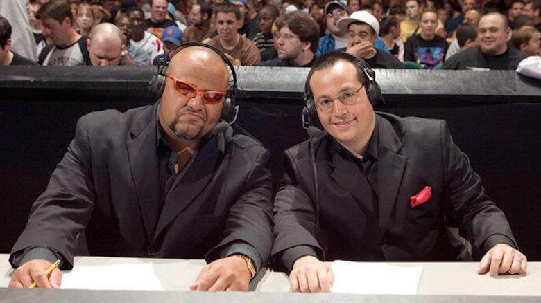 Tazz and Joey Styles on WWE commentary