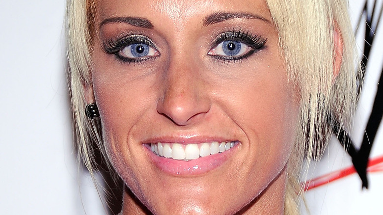 Michelle McCool smiles