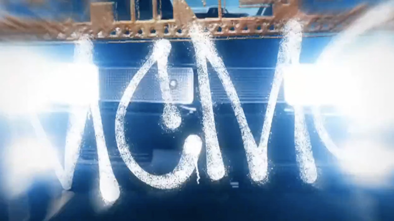 The letters MCMG in a video package