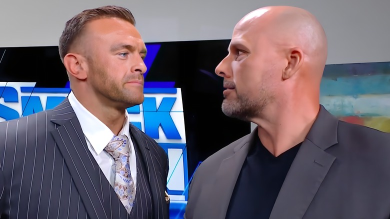 Nick Aldis and Adam Pearce