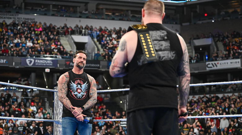 Kevin Owens faces off with CM Punk on "WWE SmackDown."