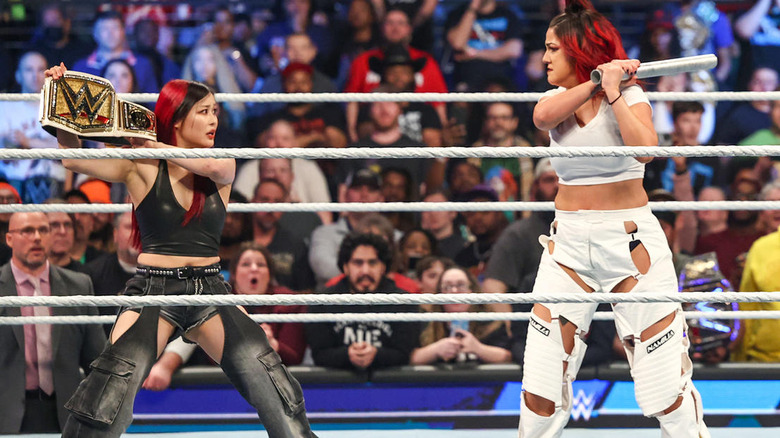 IYO SKY faces off with Bayley